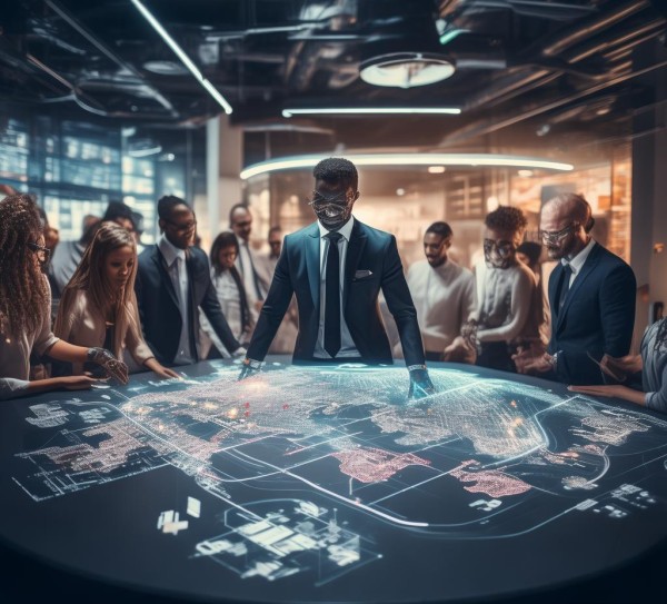 领导调研商贸项目，探索创新的未来