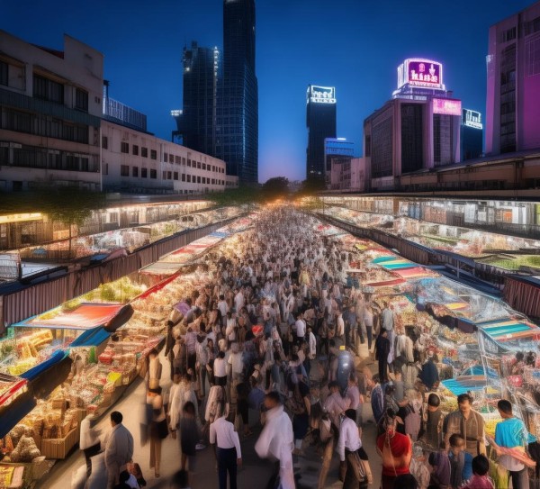 义乌商贸服务业集聚区，商贸与贸易的活力区