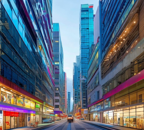 商贸服务区，商业堆砌中的高效服务